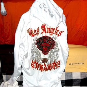 Retro Ed Hardy by Christian Audigier Full Zip Hoody